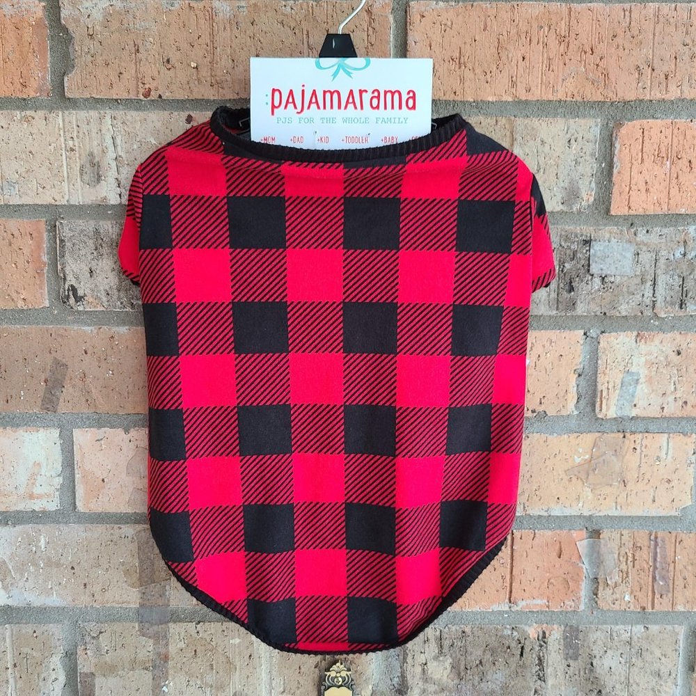 PAJAMARAMA Buffalo Notch Pet Family One Piece Dog PJ Size L - Picture 3 of 9
